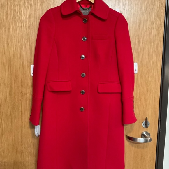 J.Crew Women's Green Double-cloth Metro Coat with thinsulate - Picture 2 of 6